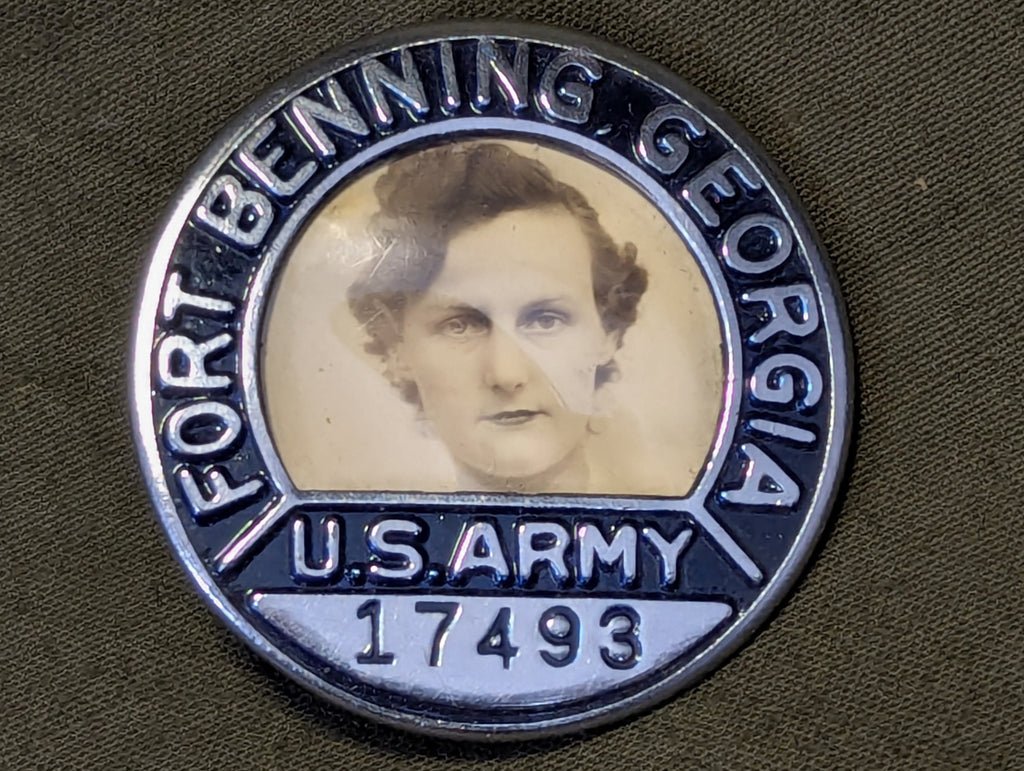 Women's Army ID Badge Fort Benning Georgia — image 3