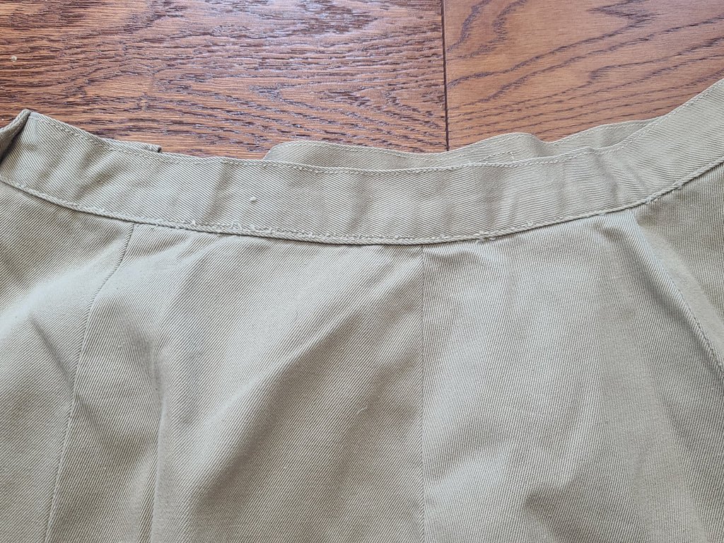 WAC Khaki Skirt(W-26' H-37') — image 4