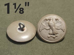 WAAC Walking Eagle Overcoat 1 1/8' Buttons