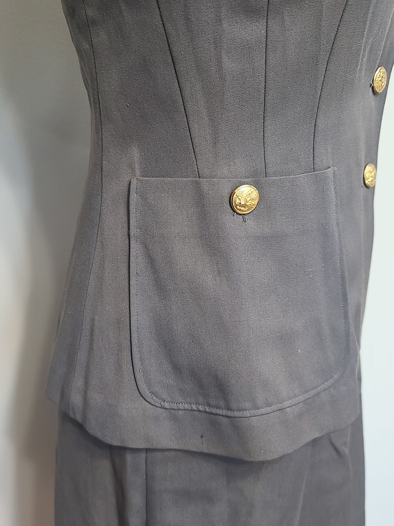 Women's Civil Defense Uniform Jacket & Skirt(B-36' W-26' H-35') — image 14