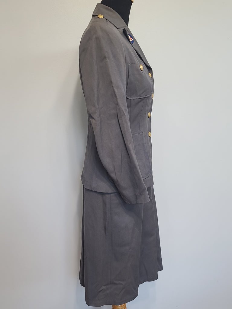 Women's Civil Defense Uniform Jacket & Skirt(B-36' W-26' H-35') — image 4