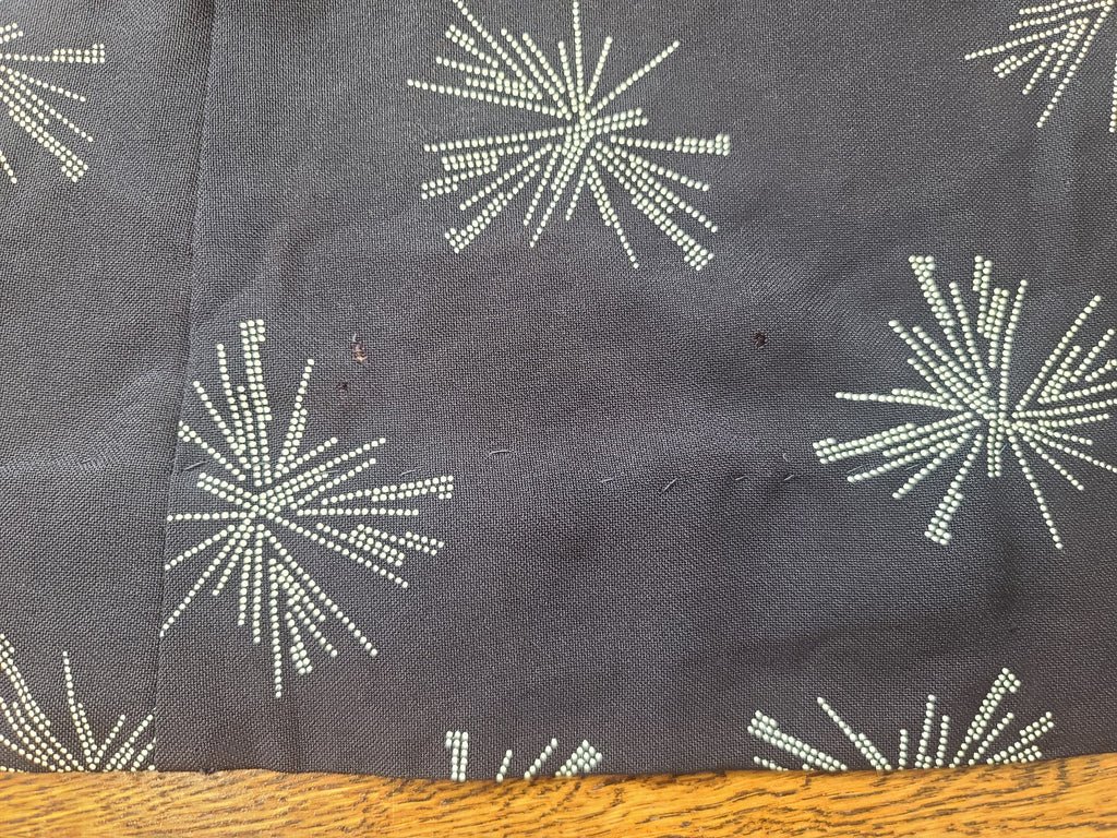 Plus Size Black Rayon Firework Print Dress(B-57' W-49' H-62') — image 20