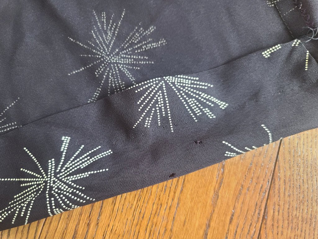 Plus Size Black Rayon Firework Print Dress(B-57' W-49' H-62') — image 21