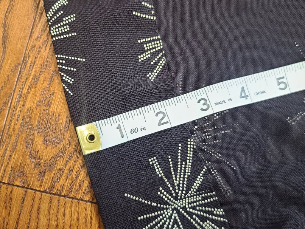 Plus Size Black Rayon Firework Print Dress(B-57' W-49' H-62') — image 23