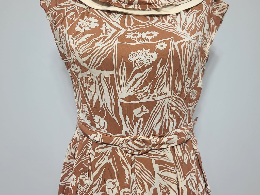 Harvest Print Dress(B-36' W-30') — image 10