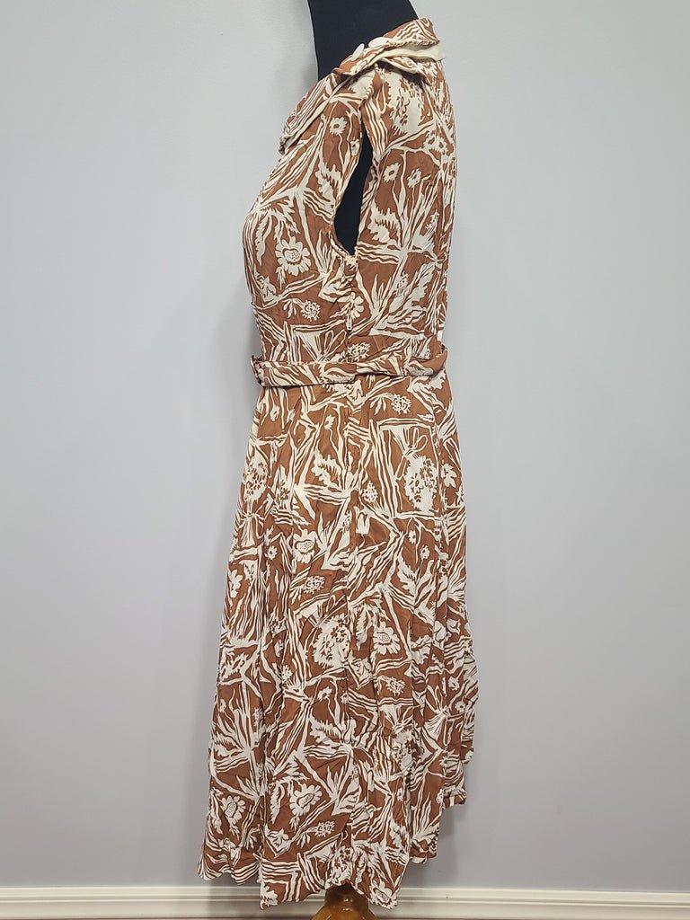 Harvest Print Dress(B-36' W-30') — image 2