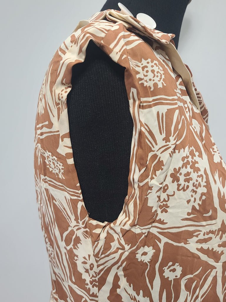 Harvest Print Dress(B-36' W-30') — image 25