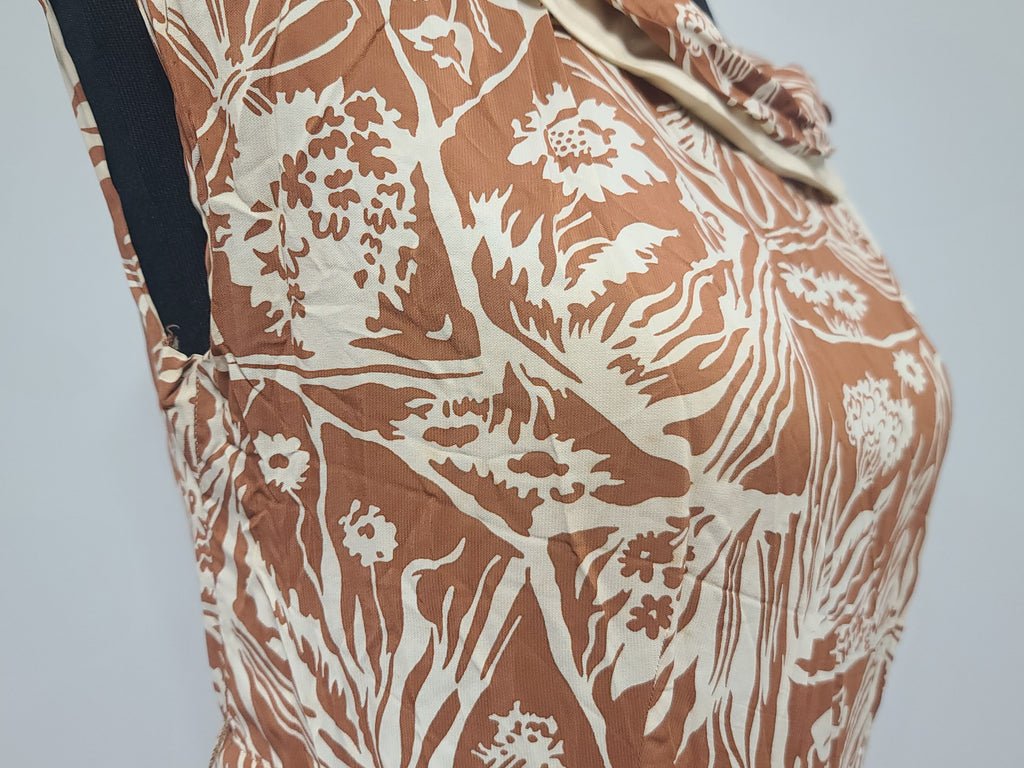 Harvest Print Dress(B-36' W-30') — image 26