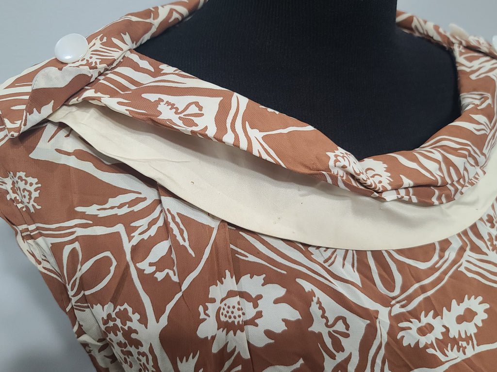 Harvest Print Dress(B-36' W-30') — image 27