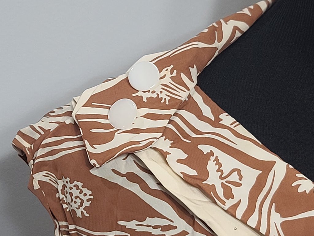 Harvest Print Dress(B-36' W-30') — image 8