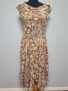 Harvest Print Dress(B-36' W-30')