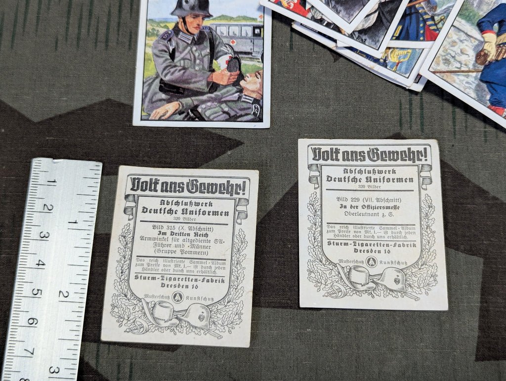 SA Cigarette Cards Lot Sturm Zigaretten Volk ans Gewehr! — image 2