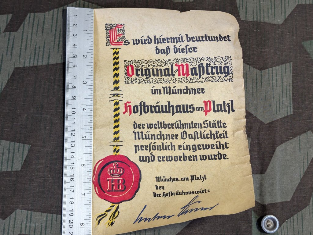 Hofbräu 1/2L HB Beer Krug — image 3