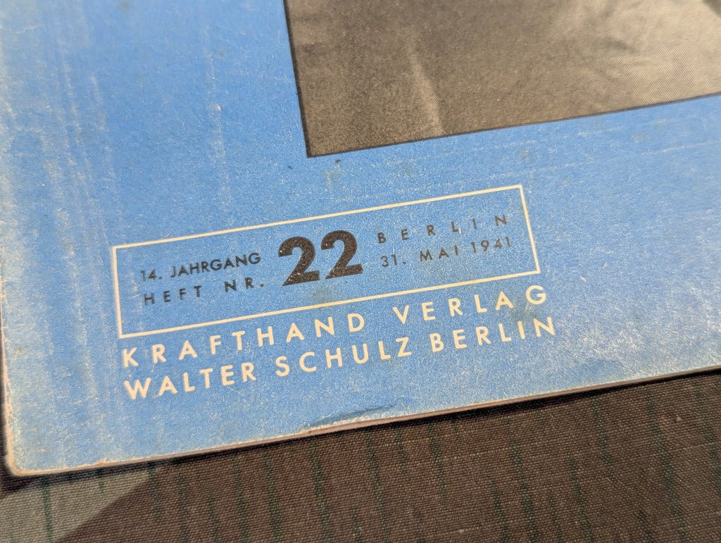 Kraftfahrzeug Handwerk Heft 22 - 31 May 1941 Krafthand NSKK — image 2