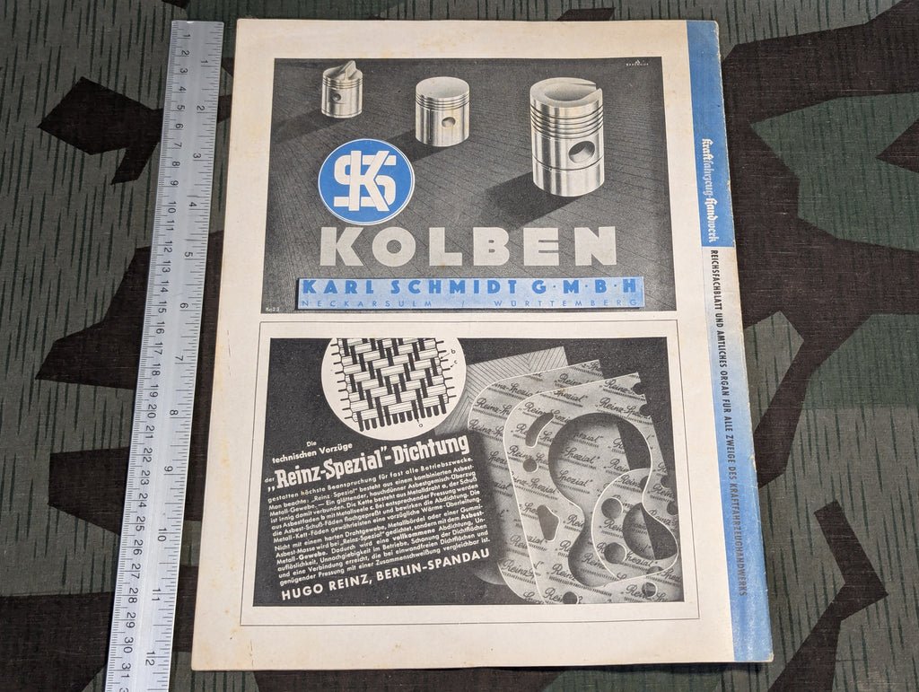 Kraftfahrzeug Handwerk Heft 22 - 31 May 1941 Krafthand NSKK — image 3