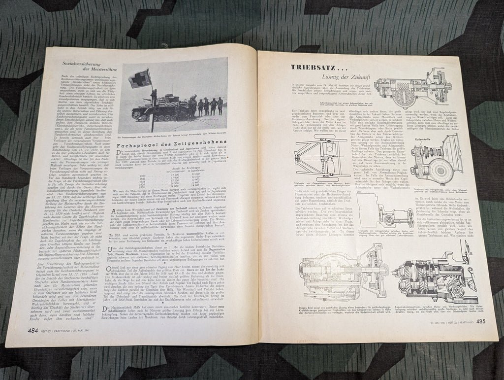 Kraftfahrzeug Handwerk Heft 22 - 31 May 1941 Krafthand NSKK — image 7