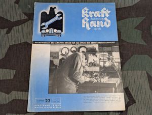 Kraftfahrzeug Handwerk Heft 22 - 31 May 1941 Krafthand NSKK