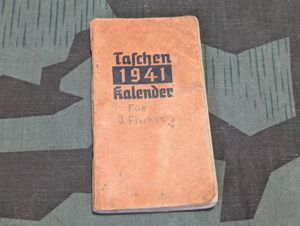 Taschen 1941 Kalender Well Used