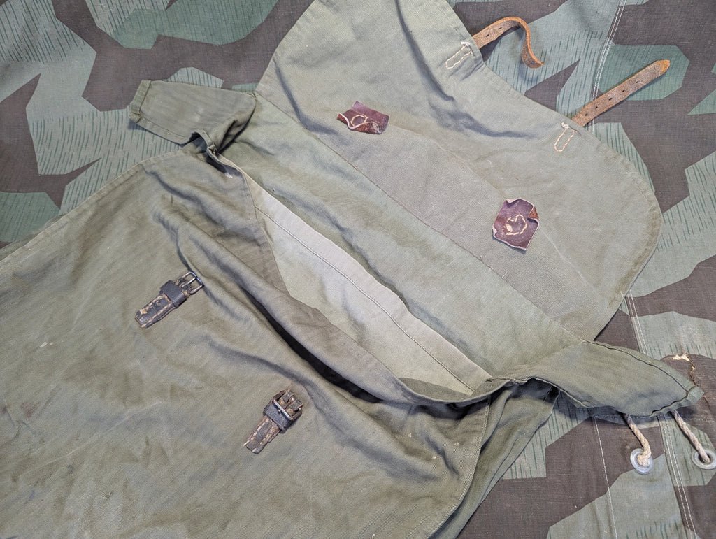 German POW Clothing Bag Made of US GI HBT — image 2