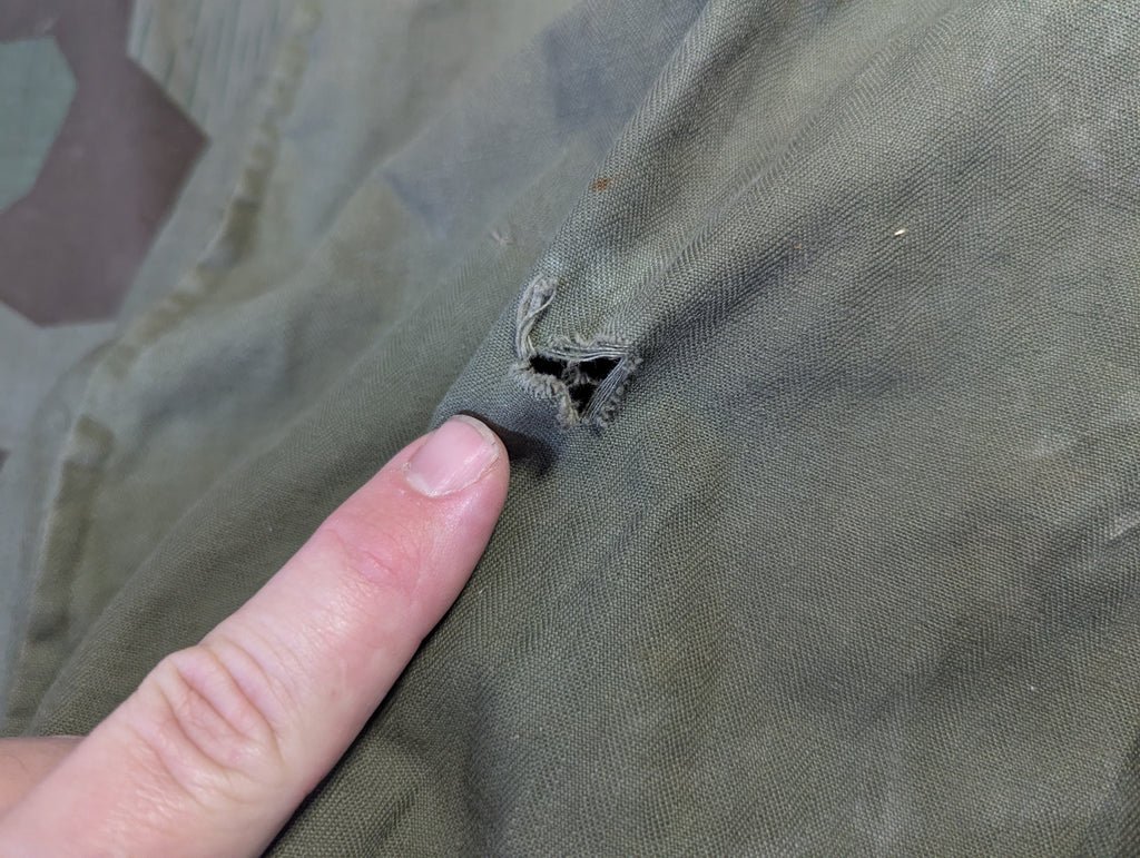 German POW Clothing Bag Made of US GI HBT — image 5