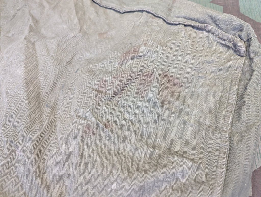 German POW Clothing Bag Made of US GI HBT — image 6