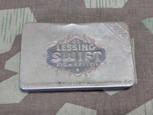 Lessing Swift 25 Zigaretten Tin WWI
