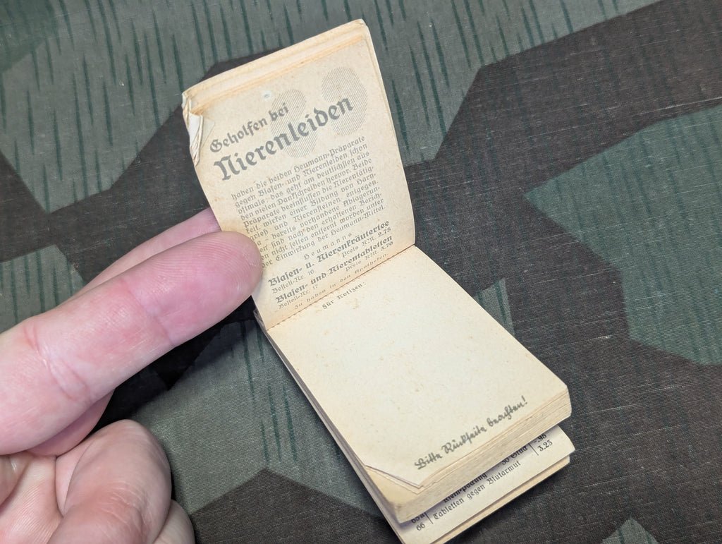 Small Heumann Heilmittel Advertisement Notebook 1938 — image 4