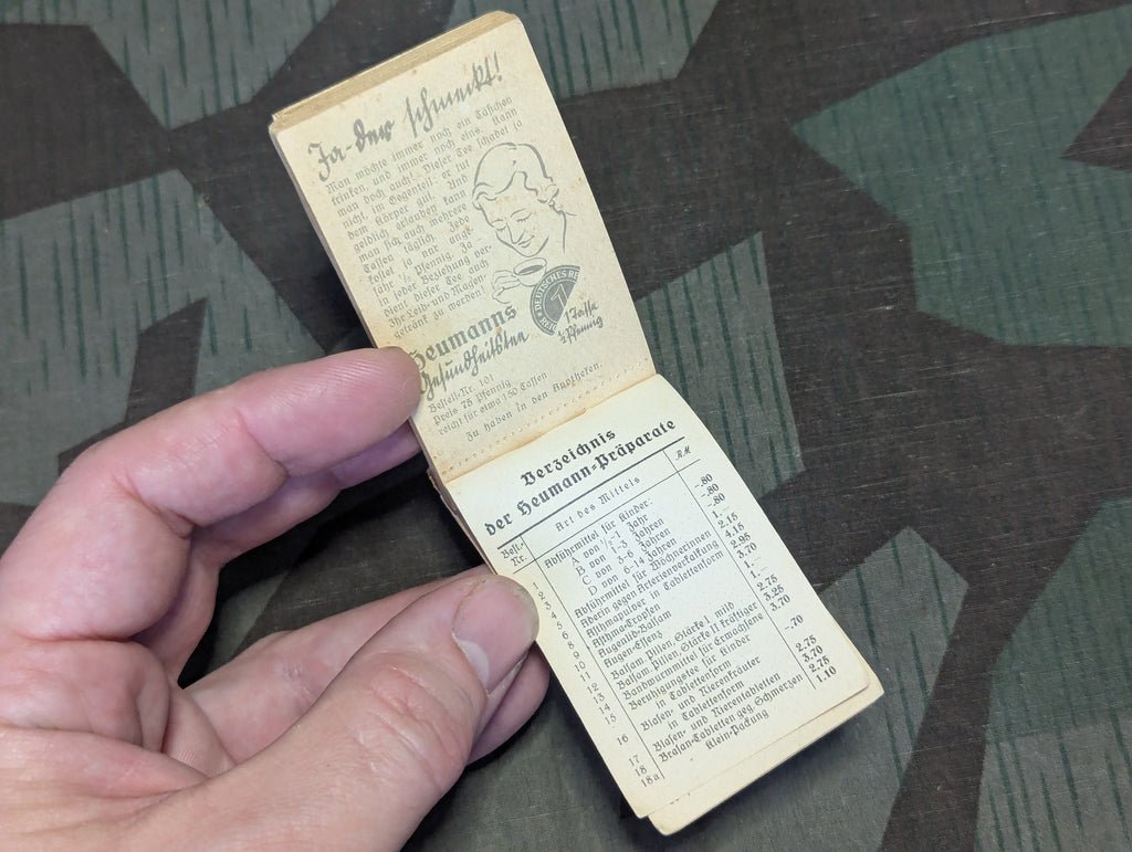 Small Heumann Heilmittel Advertisement Notebook 1938 — image 6