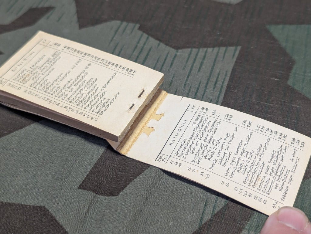 Small Heumann Heilmittel Advertisement Notebook 1938 — image 7