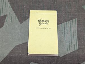 Small Heumann Heilmittel Advertisement Notebook 1938