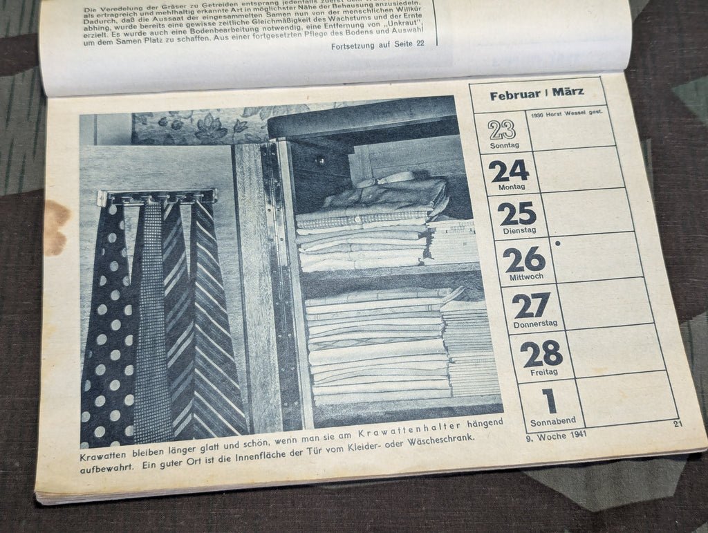 Interesting 1941 Advertising Calendar — image 7