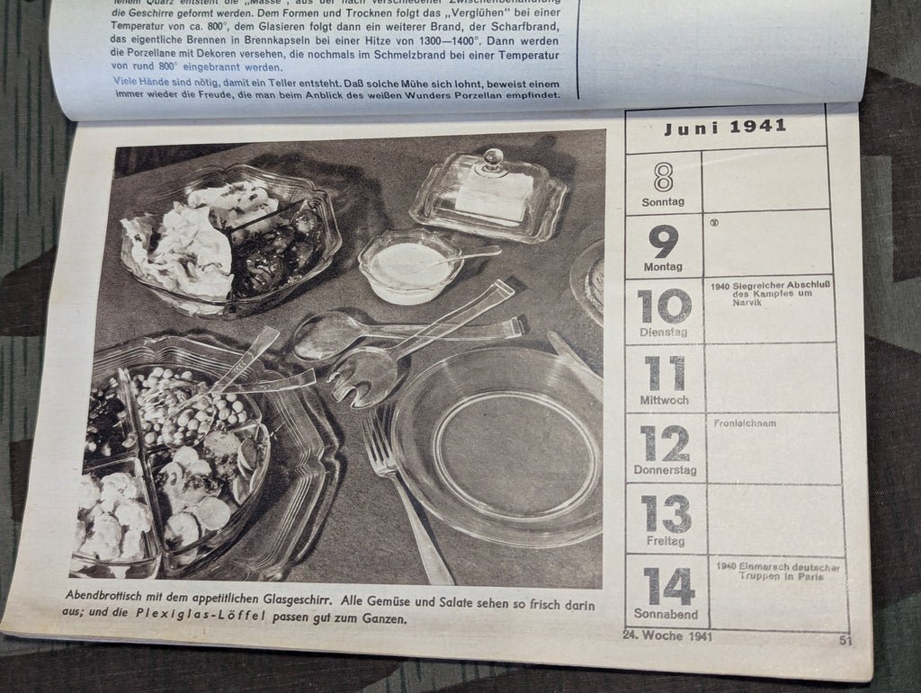 Interesting 1941 Advertising Calendar — image 8