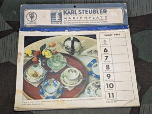 Interesting 1941 Advertising Calendar