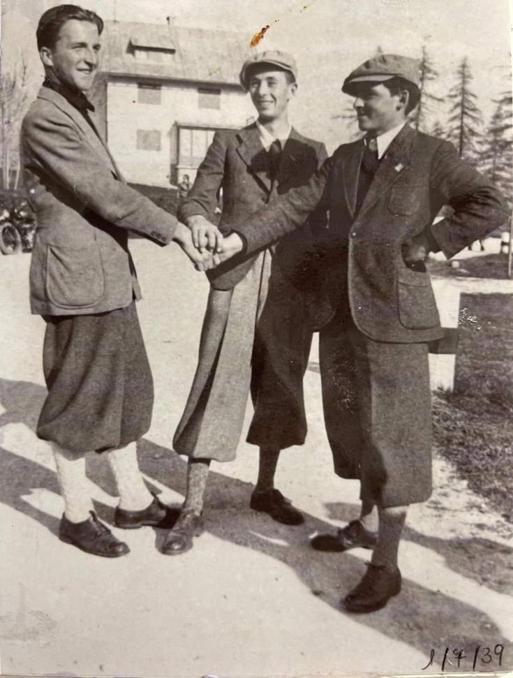 German Gray Corduroy Plus Four Trousers (Small) — image 19