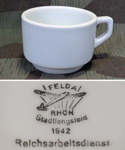 Reichsarbeitsdienst Small Coffee Cup 1942
