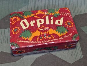 Orplid 100 Cigarette Sales Tin