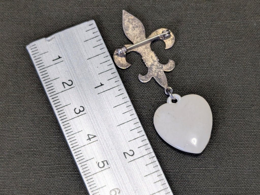 Fleur-de-lis Paratrooper Sweetheart Pin — image 4