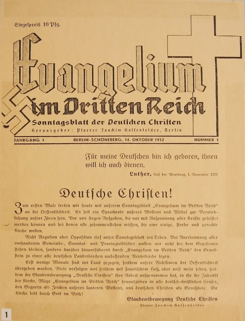 Suche Jesum und Sein Licht! Third Reich Wood Wall Decoration — image 7