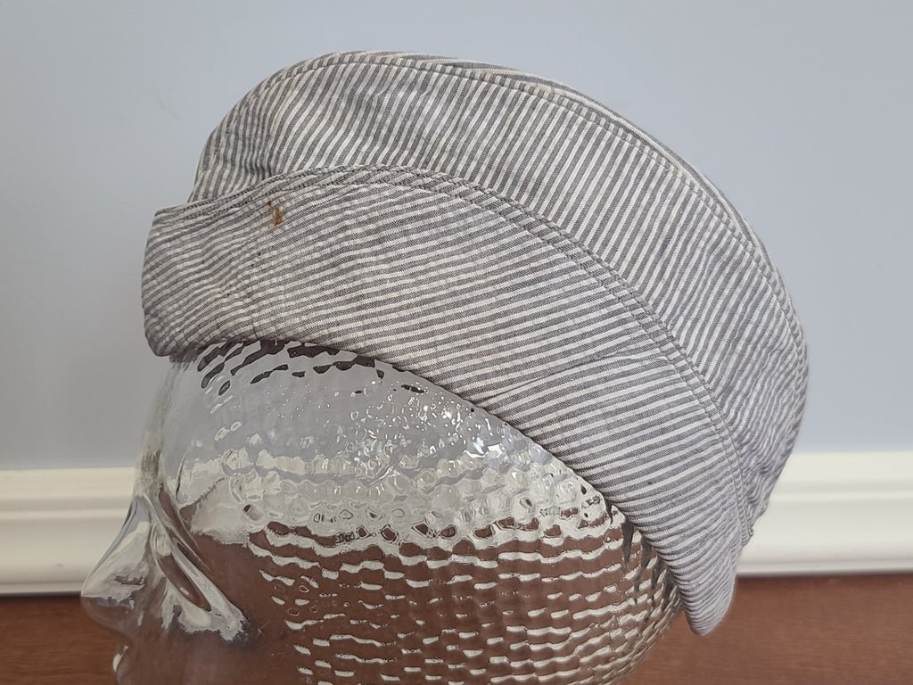 WAVES Seersucker Garrison Cap (Size 21 1/2) AS-IS — image 4