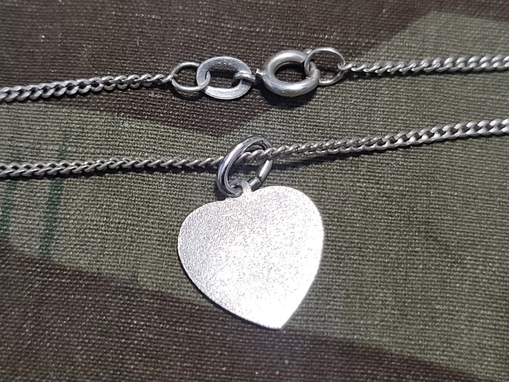 Vergiss Mich Nicht Heart Necklace 835 Silver — image 4