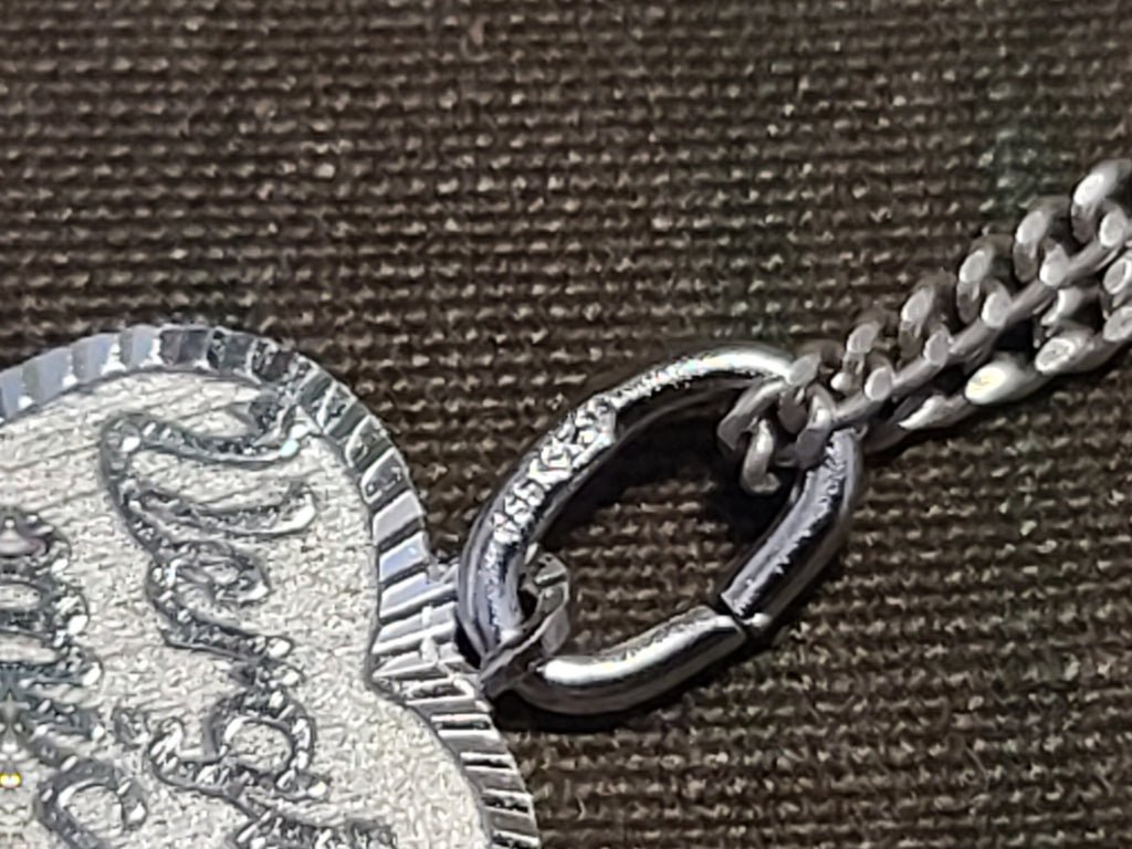 Vergiss Mich Nicht Heart Necklace 835 Silver — image 8