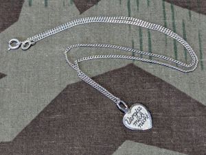 Vergiss Mich Nicht Heart Necklace 835 Silver