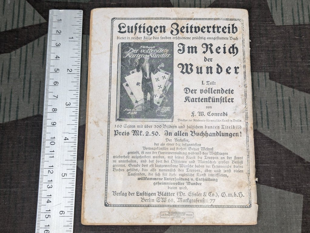 WWI Fräulein Feldgrau Tornister Humor Booklet — image 2