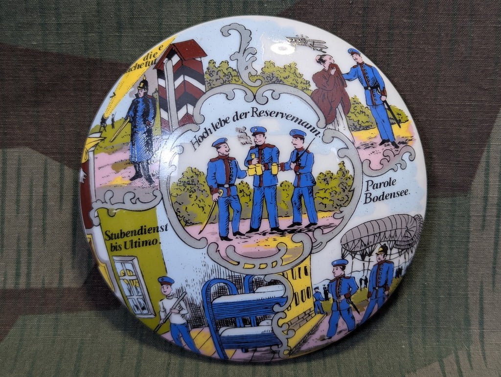 Reproduction Hoch Lebe der Reservemann Porcelain Keepsake Box — image 5