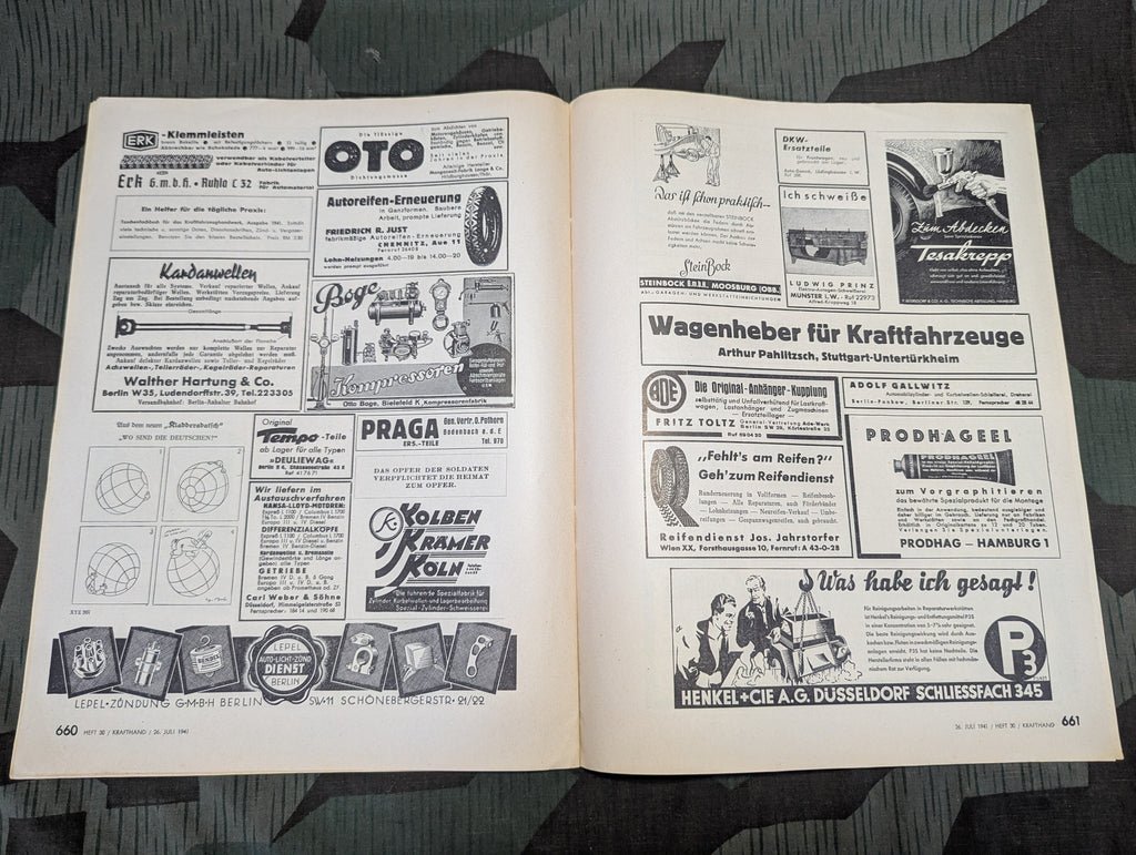 Kraftfahrzeug Handwerk Heft 30 - 26 Juli 1941 Krafthand — image 10