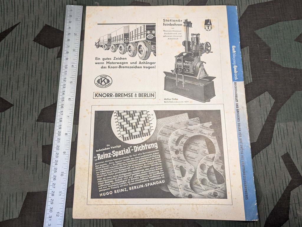 Kraftfahrzeug Handwerk Heft 30 - 26 Juli 1941 Krafthand — image 3