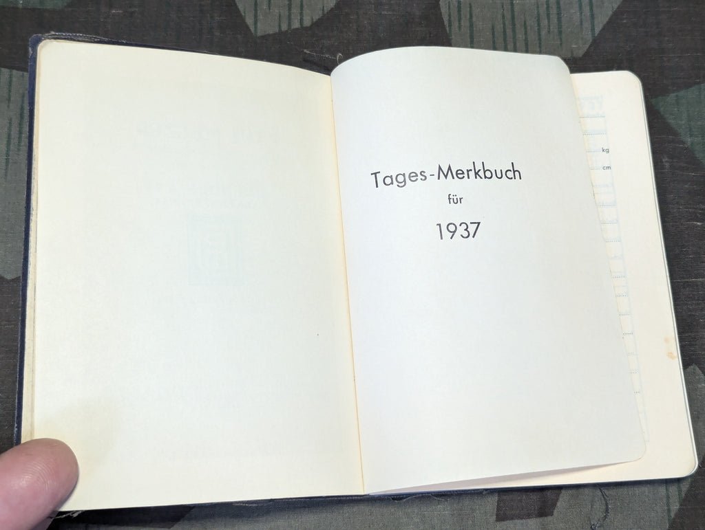 Tages-Merkbuch 1937 Notebook — image 4