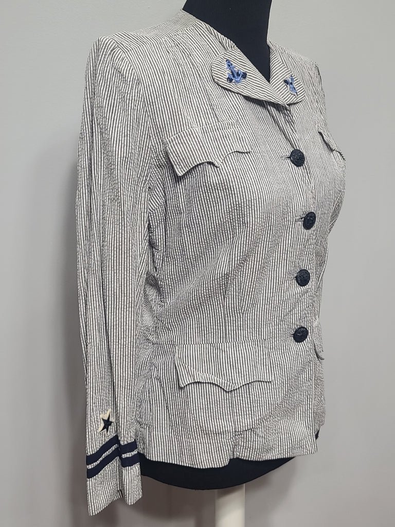 Navy WAVES Officer's Seersucker Jacket(38' Bust) — image 5