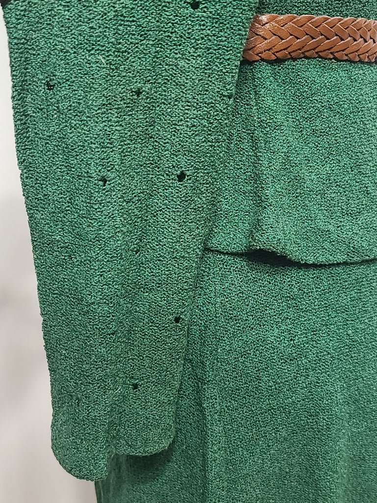 Green Knit Top and Skirt Set(B-36' W-26' H-36') — image 16