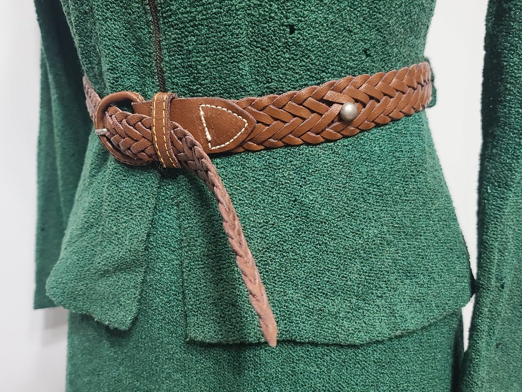 Green Knit Top and Skirt Set(B-36' W-26' H-36') — image 19